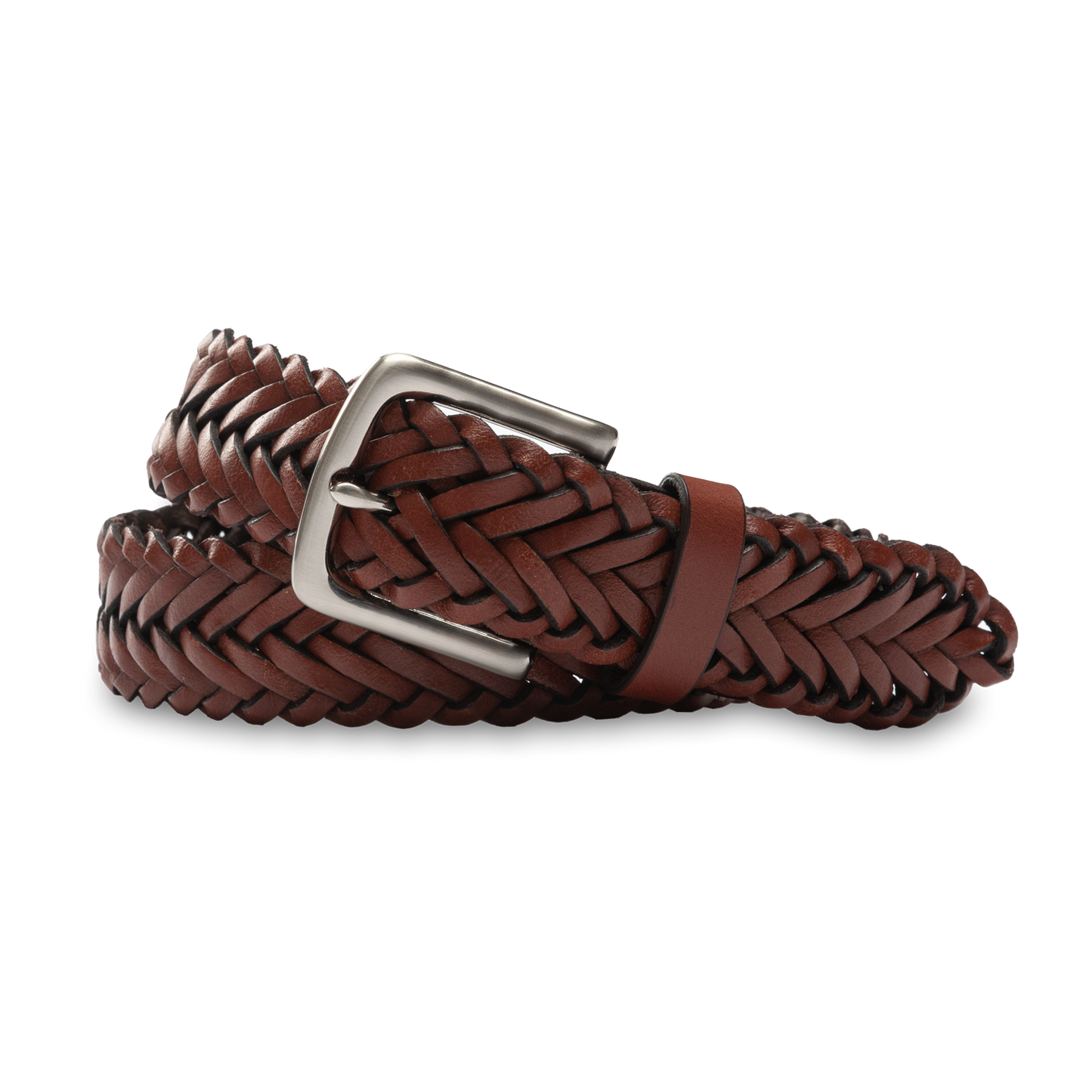 Braided Leather Belt | Duck Head - 34 - Leather Goods