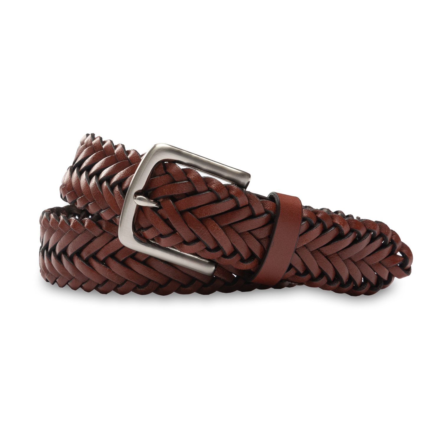 Braided Leather Belt | Duck Head - 34 - Leather Goods