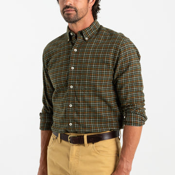 Clement Plaid Cotton Sport Shirt | Duck Head - Apparel