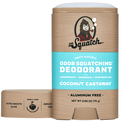 Coconut Castaway ?Deodorant┃dr.squatch - Deodorant - Face