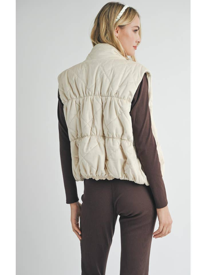 Cosmic Quilted Vest | Sadie & Sage - Apparel - Sweater