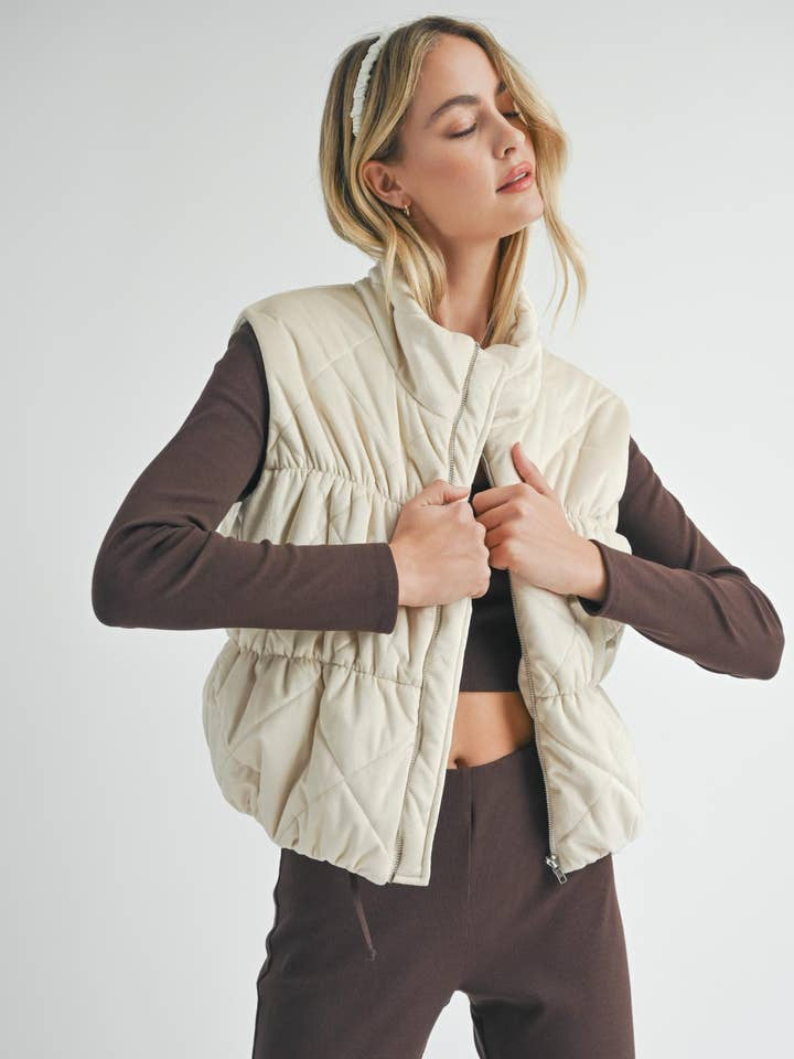 Cosmic Quilted Vest | Sadie & Sage - X-small - Apparel