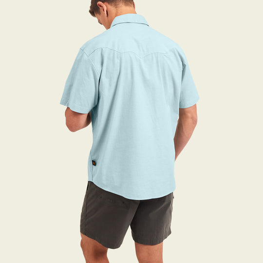 Crosscut Deluxe Shortsleeve | Fronds: Nile Blue | Howler