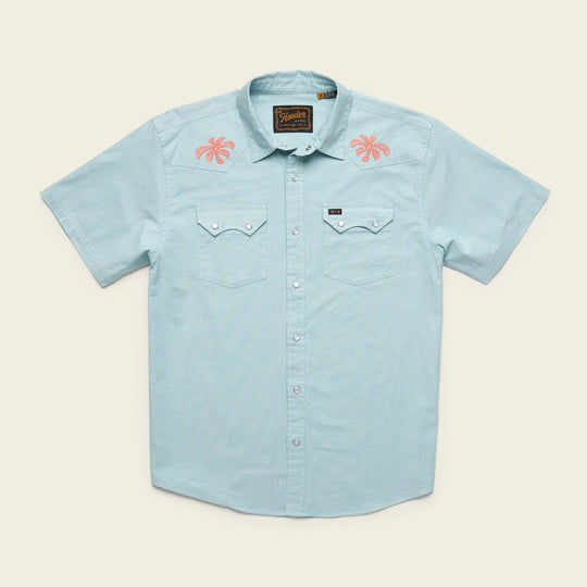 Crosscut Deluxe Shortsleeve | Fronds: Nile Blue | Howler