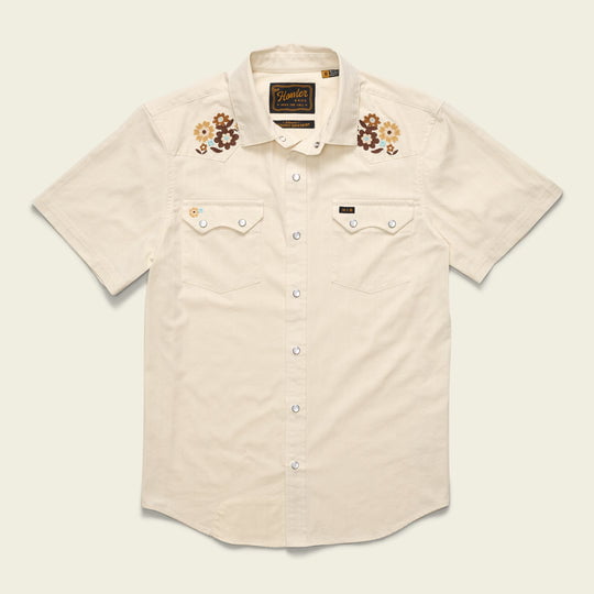 Crosscut Deluxe Snapshirt | Flower Power | Howler Brothers