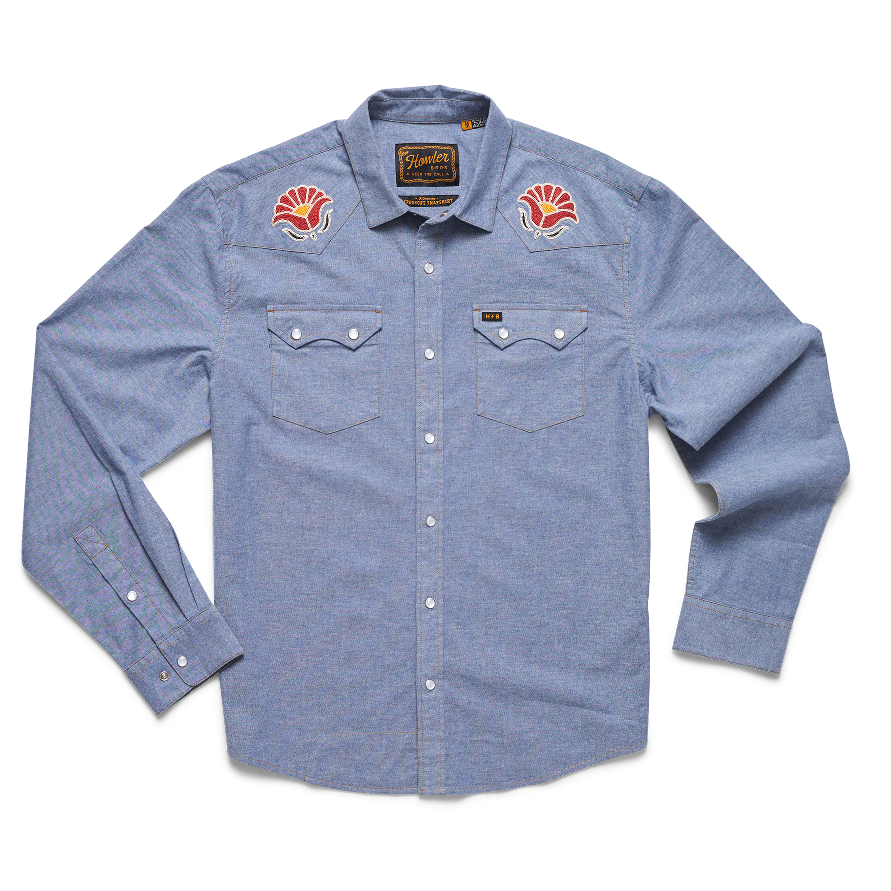 Crosscut Deluxe Snapshirt | Fresh Blooms | Howler Brothers