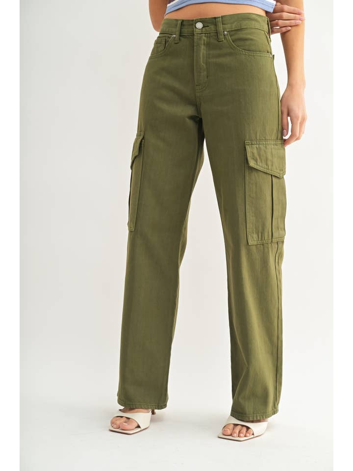 Dark Olive Cargo | Jbd - Pants - Women’s Apparel - Women’s