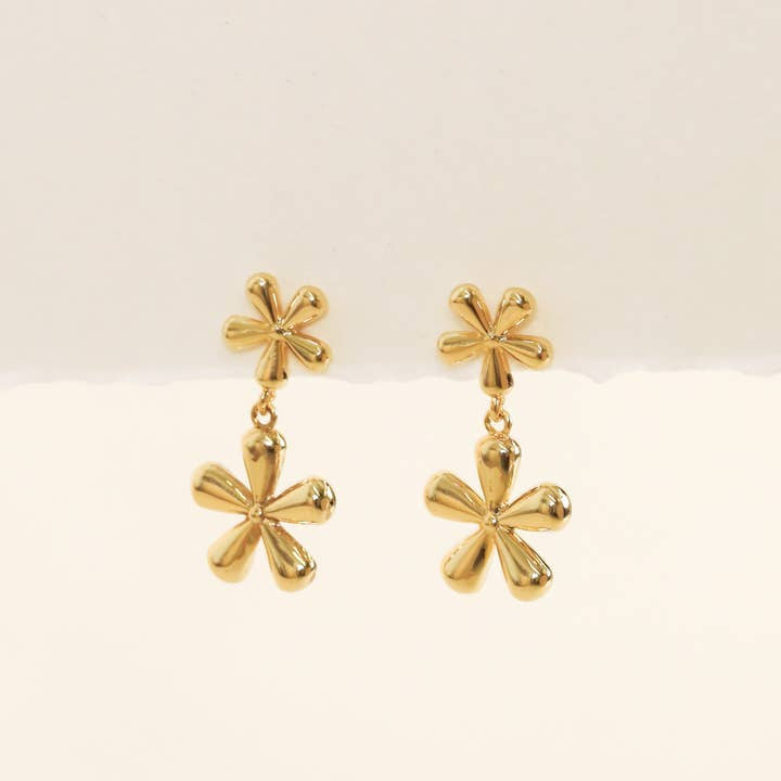 Earrings | Double Daisy | Jaxkelly - Jewelry - Daisy