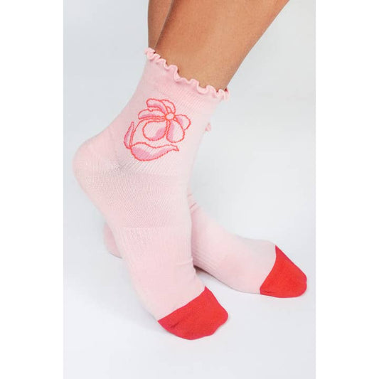 Flora Ankle Sock | Tailored Union - Apparel - Sock - Socks