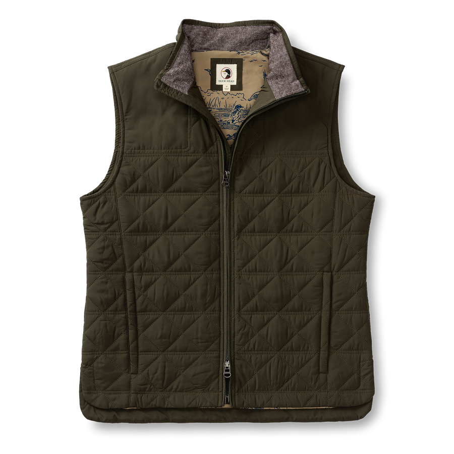 Fremont Quilted Vest | Duck Head - Medium / Dark Forest