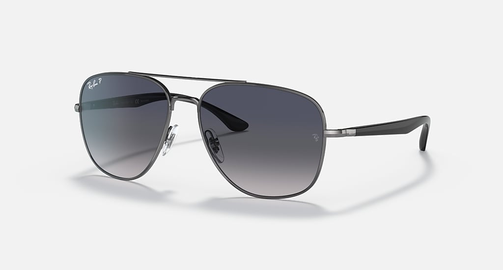 Gunmetal | Blue Gradient Grey | Ray Ban - Sunglasses