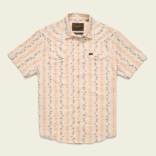 H Bar Snapshirt | Hibiscus Ribbons | Howler Brothers - m