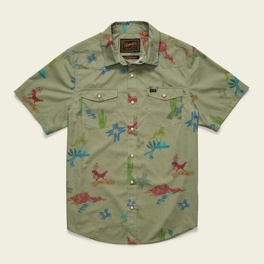 H Bar Snapshirt | Howler Brothers - m - Collard Shirts