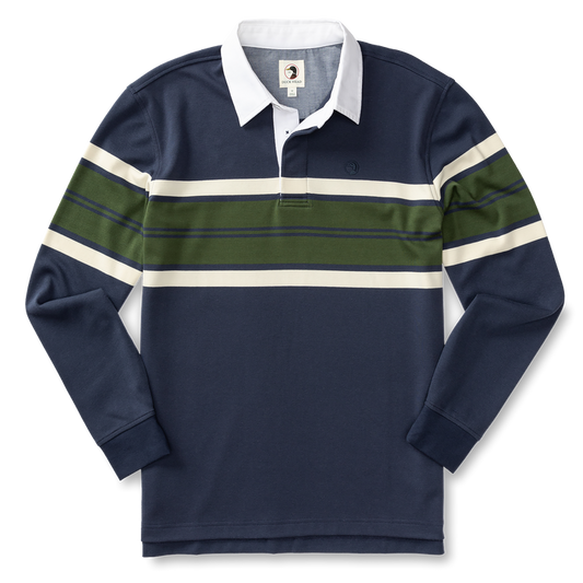 Legacy Stripe Rugby Shirt (large) | Duck Head - Collard