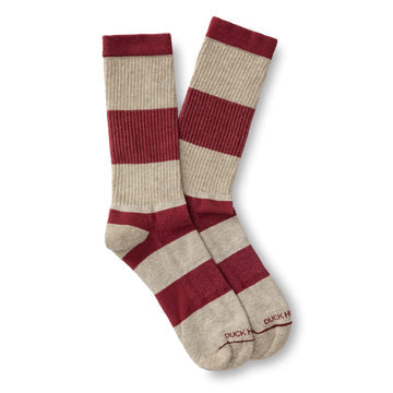 Logo Sock | Duck Head - Ribbed Stone Heather - Apparel