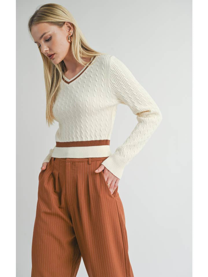 Lois Cable Sweater | Sage the Label - Apparel - Sage Label