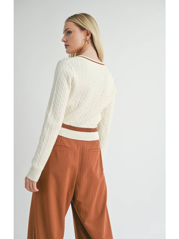 Lois Cable Sweater | Sage the Label - Apparel - Sage Label