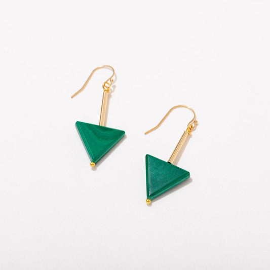 Malachite Drop Earrings | Larissa Loden - Jewelry