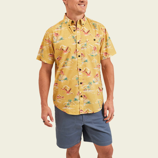 Mansfield Shirt | Flamingo Flamboyance | Howler Brothers