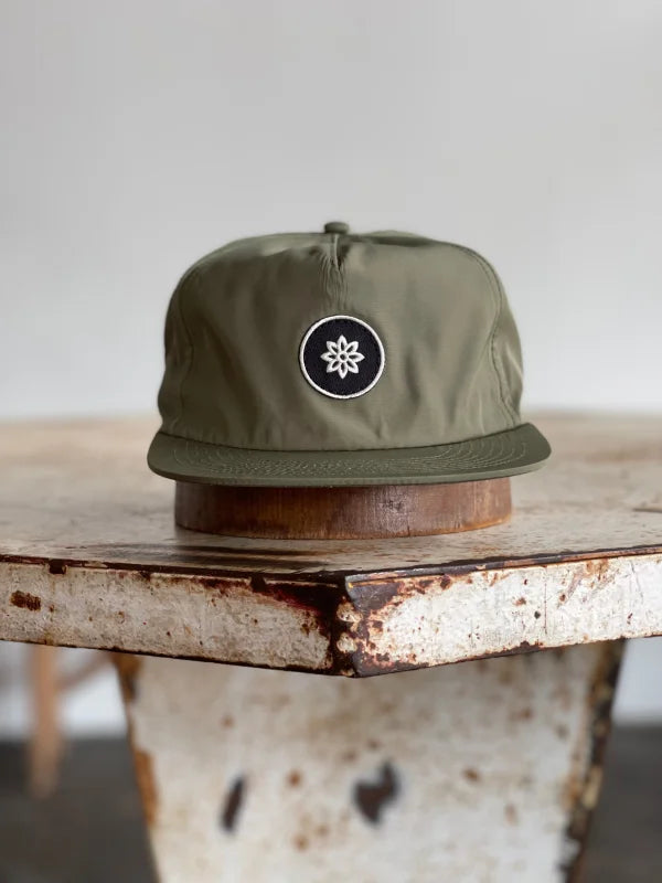 Mescalito Nylon Field Hat | Coffee - Green Fullback