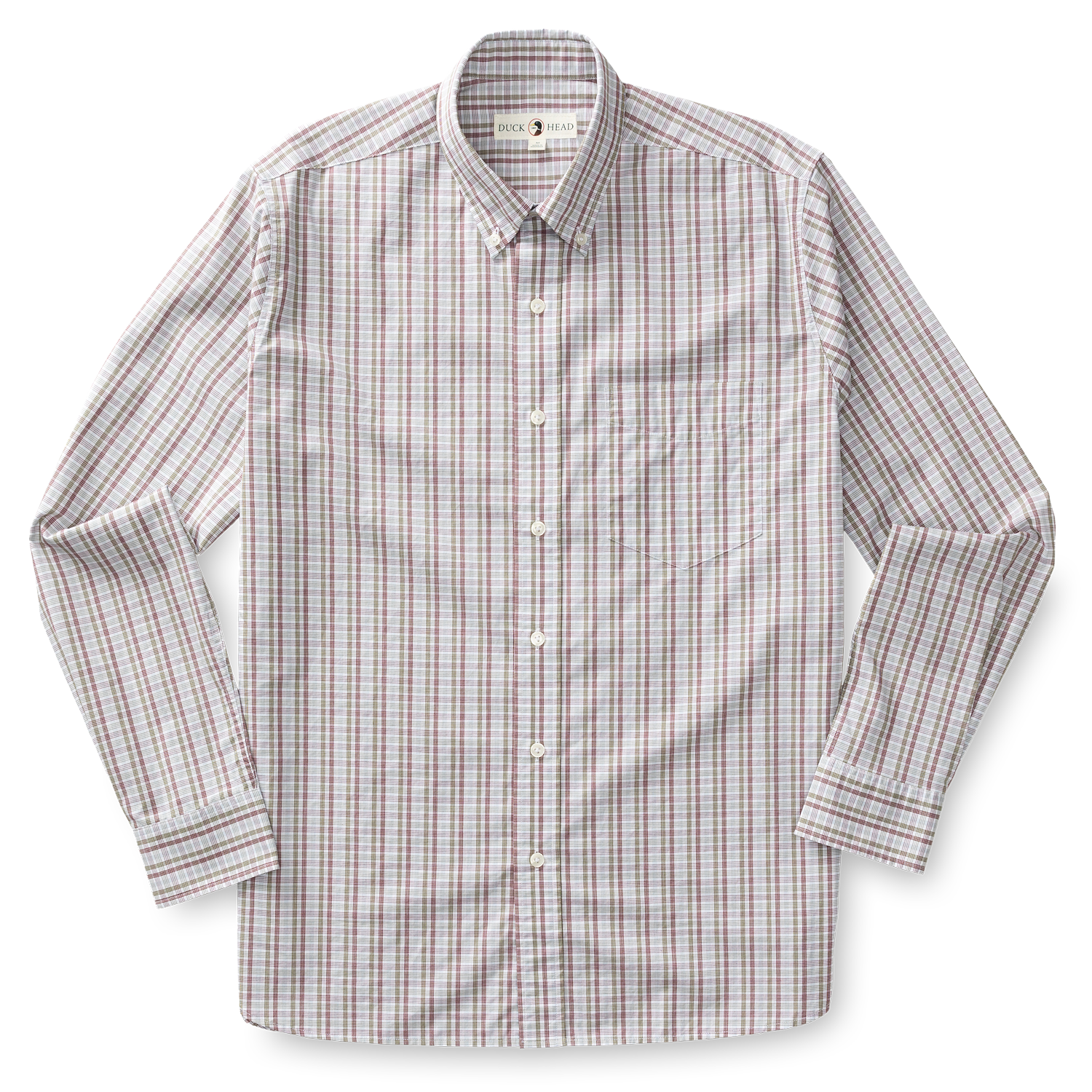 Mildren Collar Poplin Shirt | Duck Head - Medium / Sable