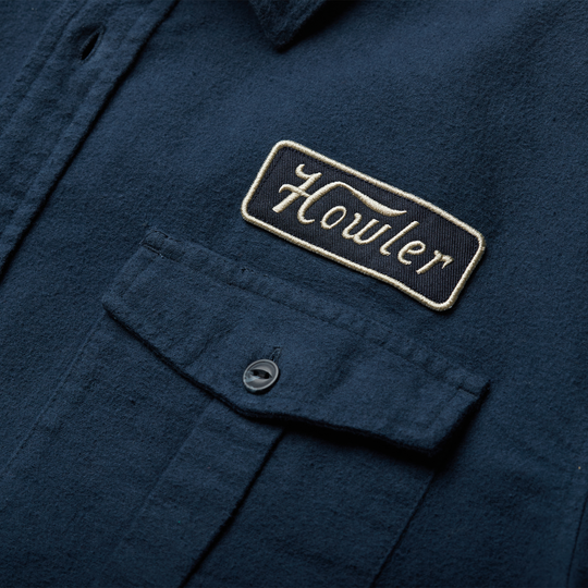 Miter Work Flannel | Trade Blue | Howler Brothers - Apparel