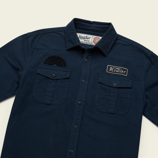 Miter Work Flannel | Trade Blue | Howler Brothers - Apparel