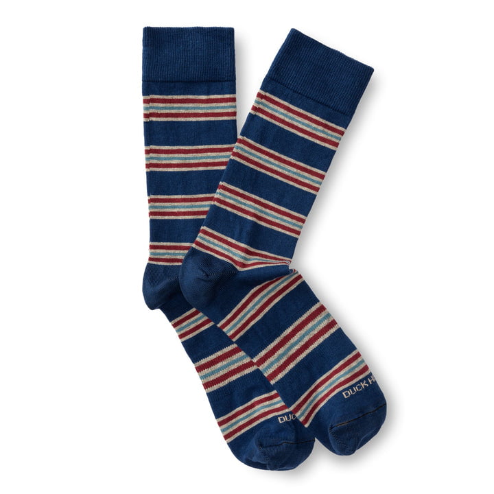 Multi Stripe Sock | Duck Head - Legion Blue - Apparel