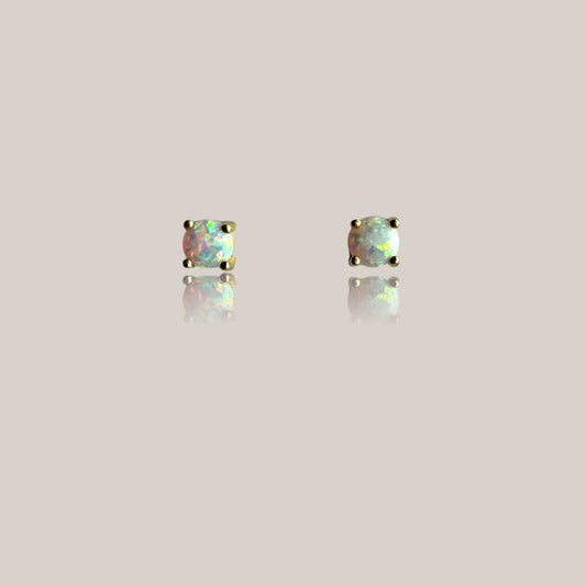 Opal Studs | Golden Hour Studio - Jewelry - Beaded Jewelry