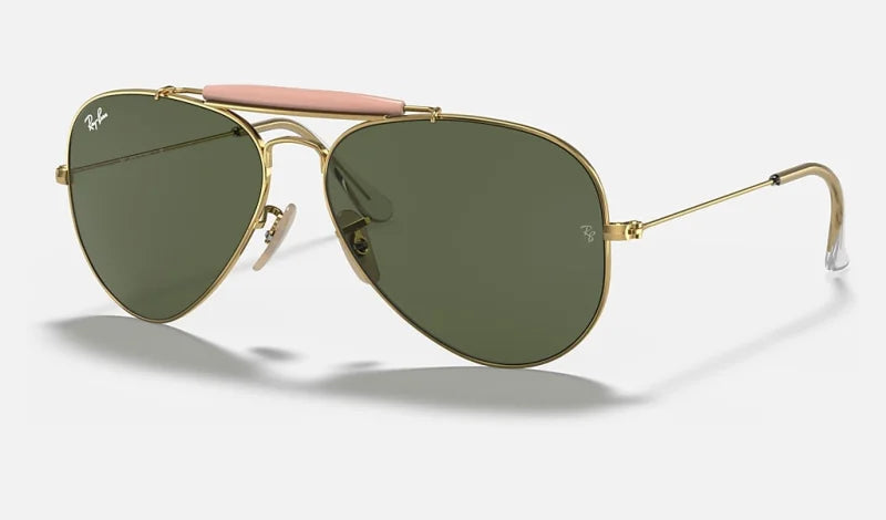 Outdoorsman Ii | Arista With Green | Ray Ban - Sunglasses -