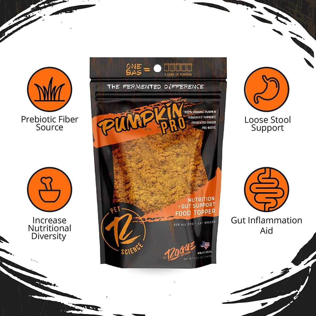 Pumpkin Pro | Powered Digestive Support | Rogue Pet Feed