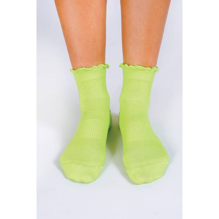 Ruffle Ankle Sock | Tailored Union - Apparel - Sock - Socks