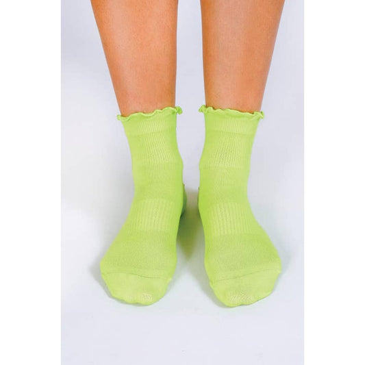 Ruffle Ankle Sock | Tailored Union - Apparel - Sock - Socks