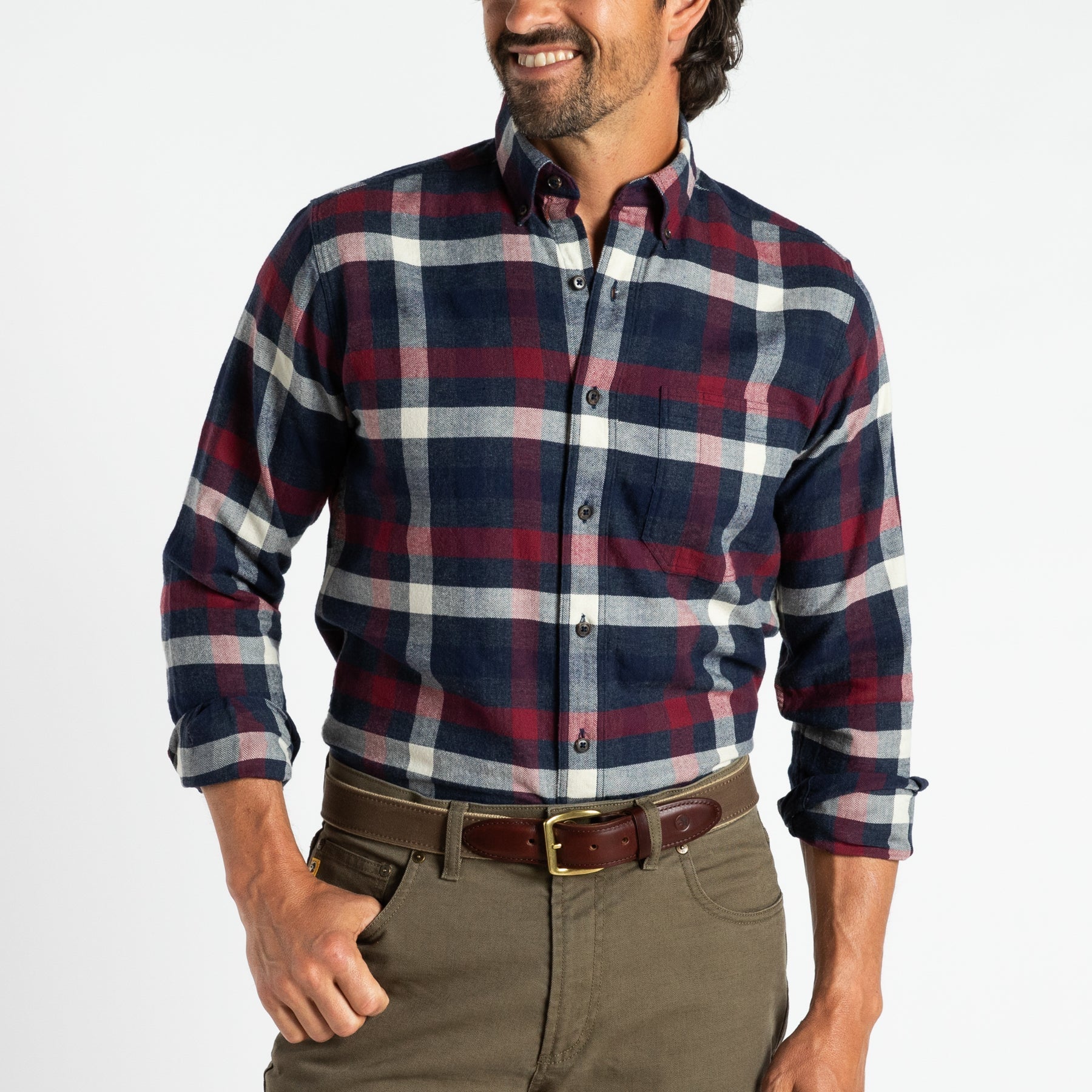 Shelton Flannel Shirt | Duck Head - Apparel - Collard