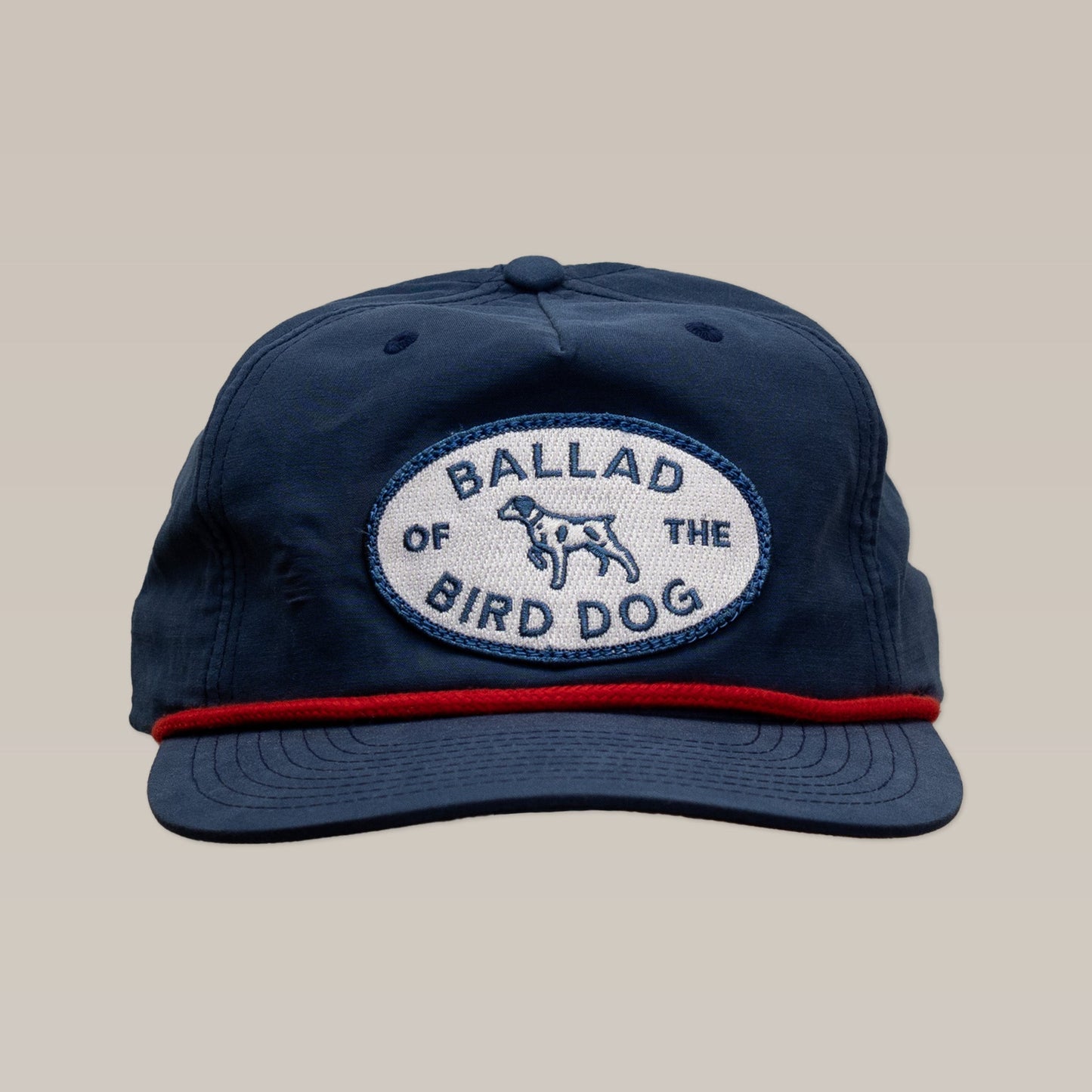 Shop Hat | Bird Dog Emblem | Ballad of the - Blue/red Nylon