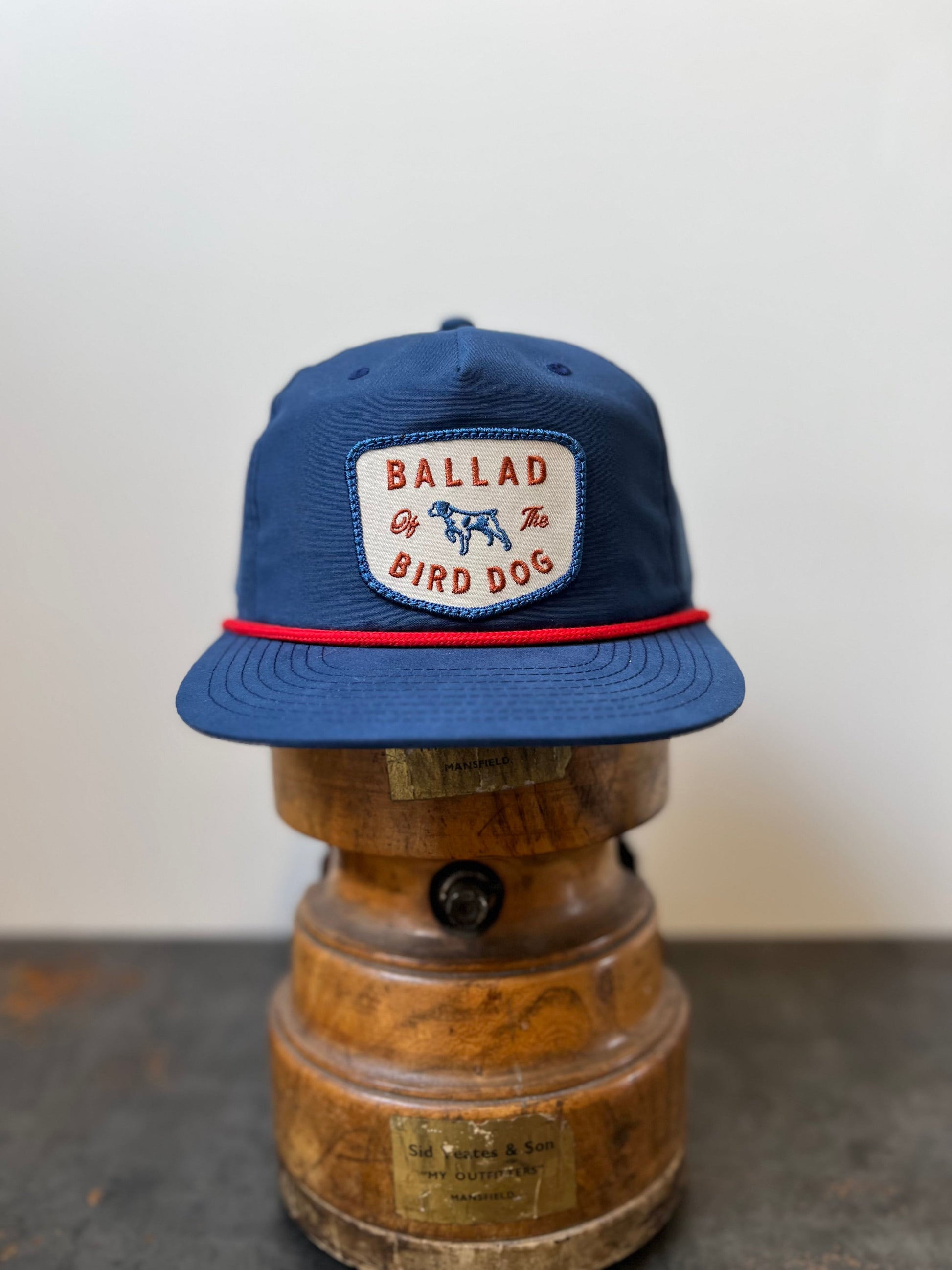 Shop Hat | Legend | Ballad of the Bird Dog - Blue/red Nylon