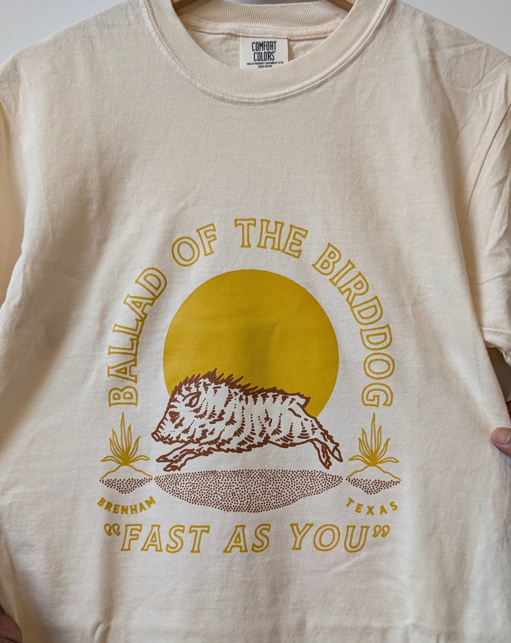 Shop Shirt | Fast as you | Ballad of the Bird Dog - Apparel