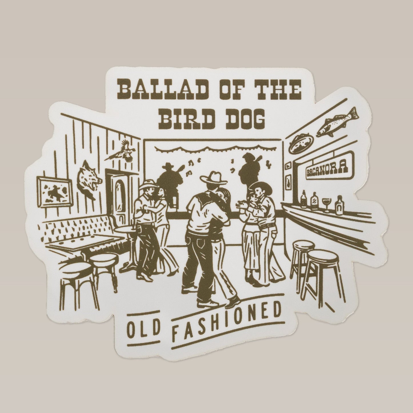 Shop Sticker | Old Fashioned | Ballad of the Bird Dog