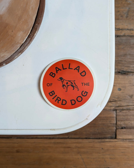 Shop Sticker | Upland Orange Bird Dog | Ballad