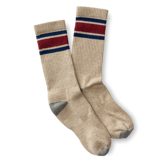 Striped Sock | Duck Head - Beige - Accessories - Apparel