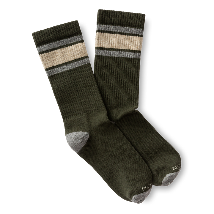 Striped Sock | Duck Head - Green - Accessories - Apparel