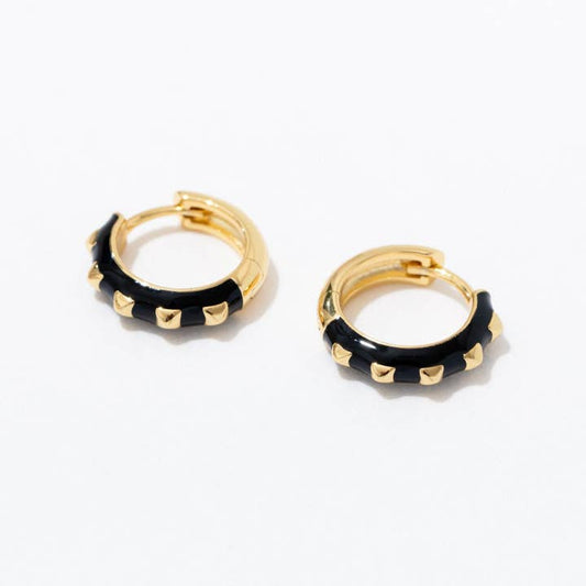 Stud Huggie Hoops | Larissa Loden - Jewelry - Earrings