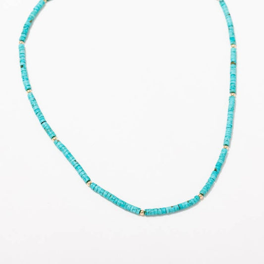 Turquoise Beaded Layering Necklace | Larissa Loden