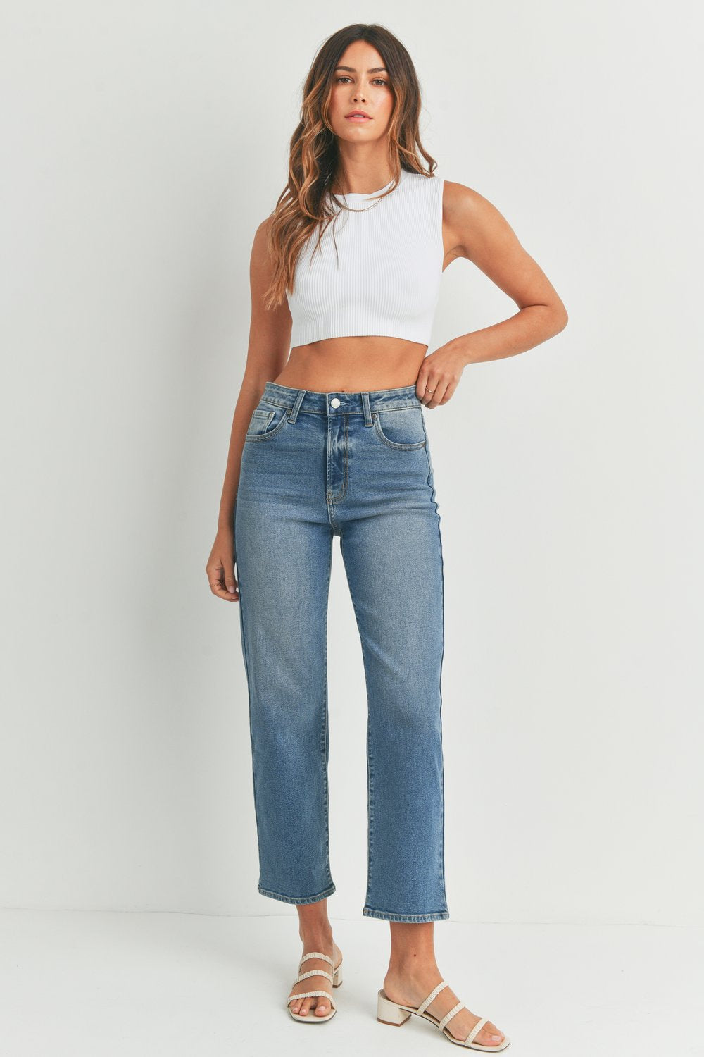 Vintage Straight Jeans | Jbd - Apparel - Blue Jeans - Jbd