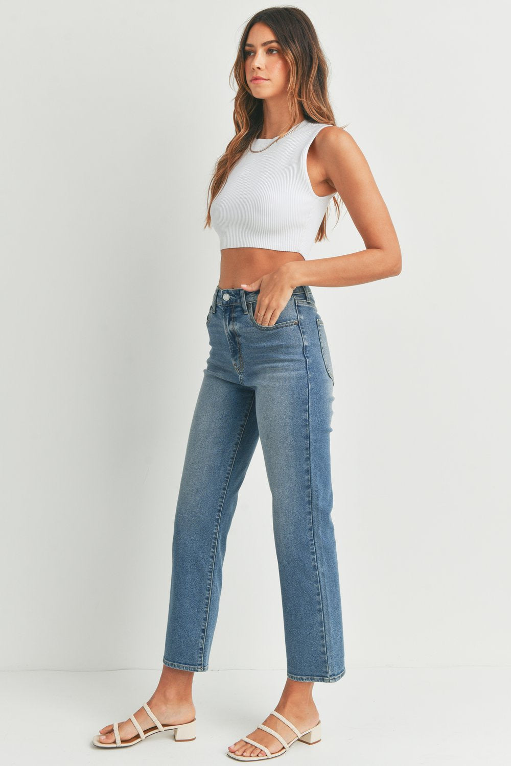 Vintage Straight Jeans | Jbd - Apparel - Blue Jeans - Jbd