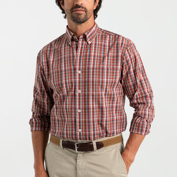 Watkins Plaid Cotton Poplin Shirt | Duck Head - Apparel