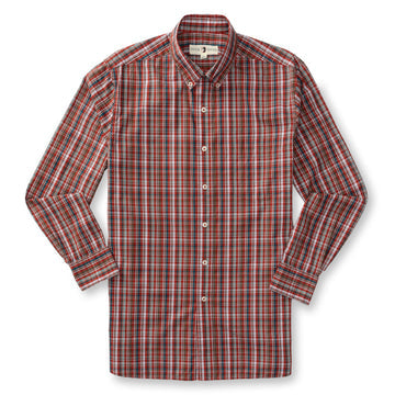 Watkins Plaid Cotton Poplin Shirt | Duck Head - Medium