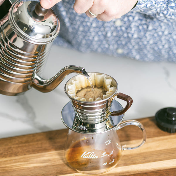 Wave 155 Stainless Steel Coffee Dripper | Kalita - Coffee -