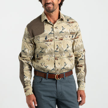 Woodland Shooting Shirt | Duck Head - Apparel - Collard