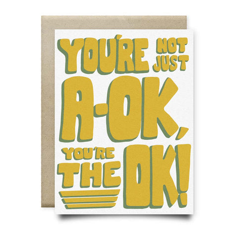 You’re not just A-ok Card | Anvil Cards - Cards